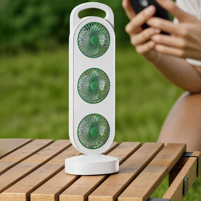 Вентилятор триголовний USB LY-856 (2618573229) - фото 7 Вентилятор триголовний USB LY-856 (2618573229) - фото 7