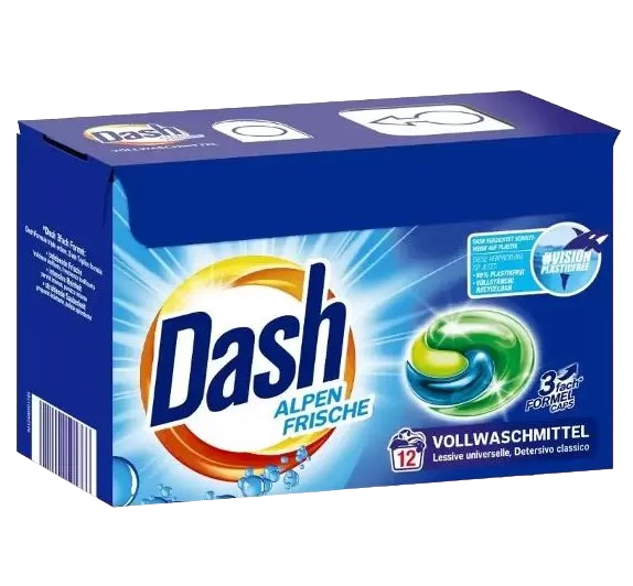 Капсулы для стирки Dash Alpen Frische Universal 12 шт. (12083892)