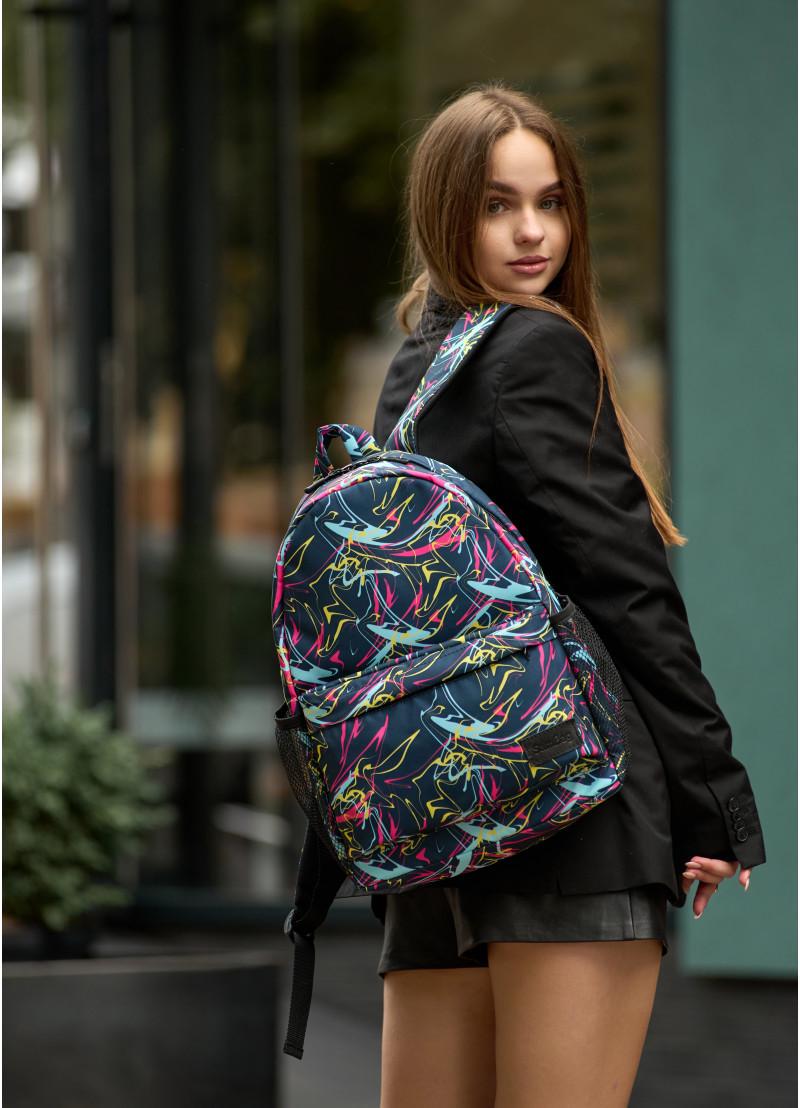 Рюкзак жіночий Sambag BRIX Abstract 41x30x16 см (11711707)