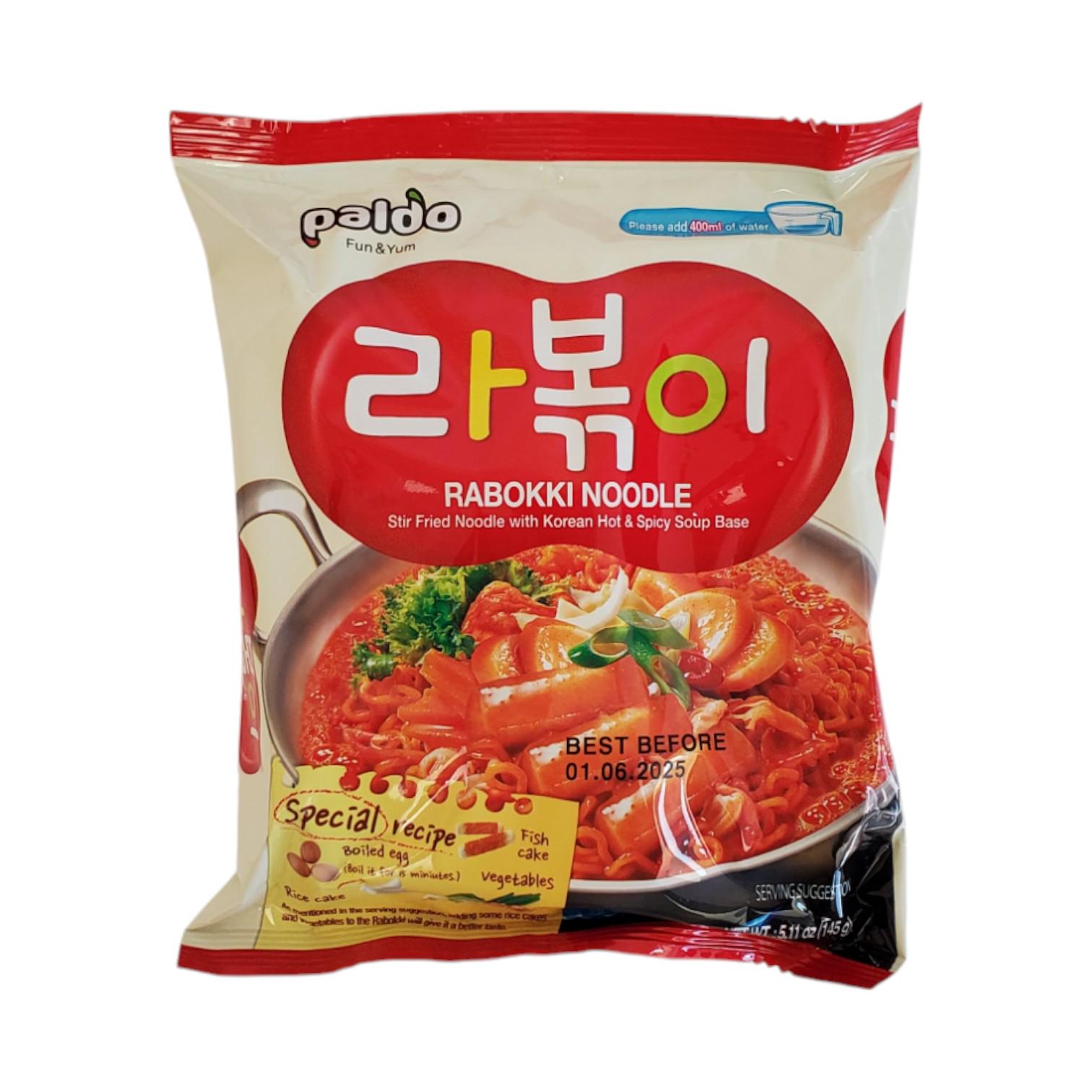 Локшина швидкого приготування Paldo Rabokki у солодко-гострому соусі 145 г (AF187414)