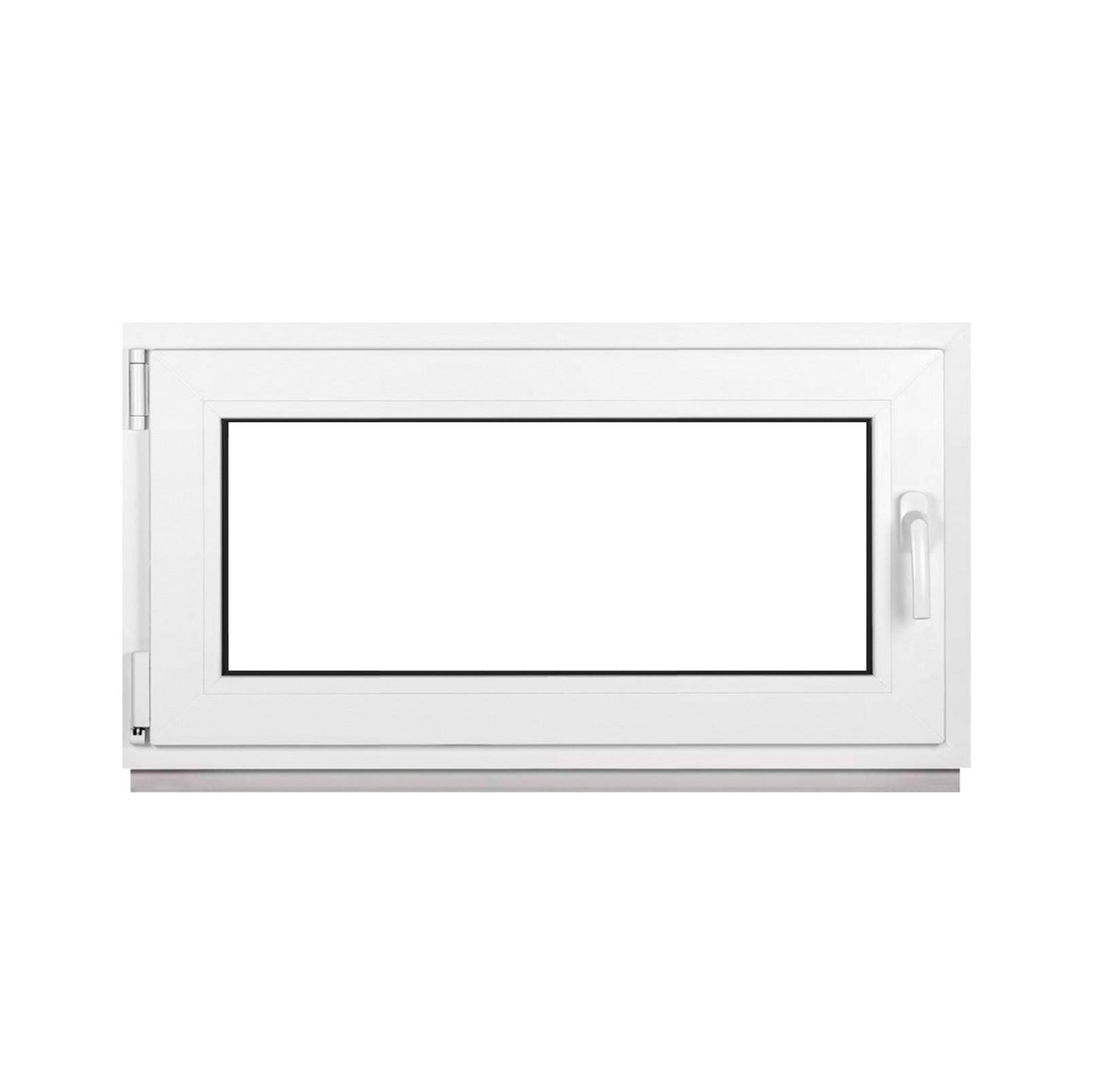 Окно металлопластиковое Framex поворотно-откидное с левым открытием 1000х420 мм Белый