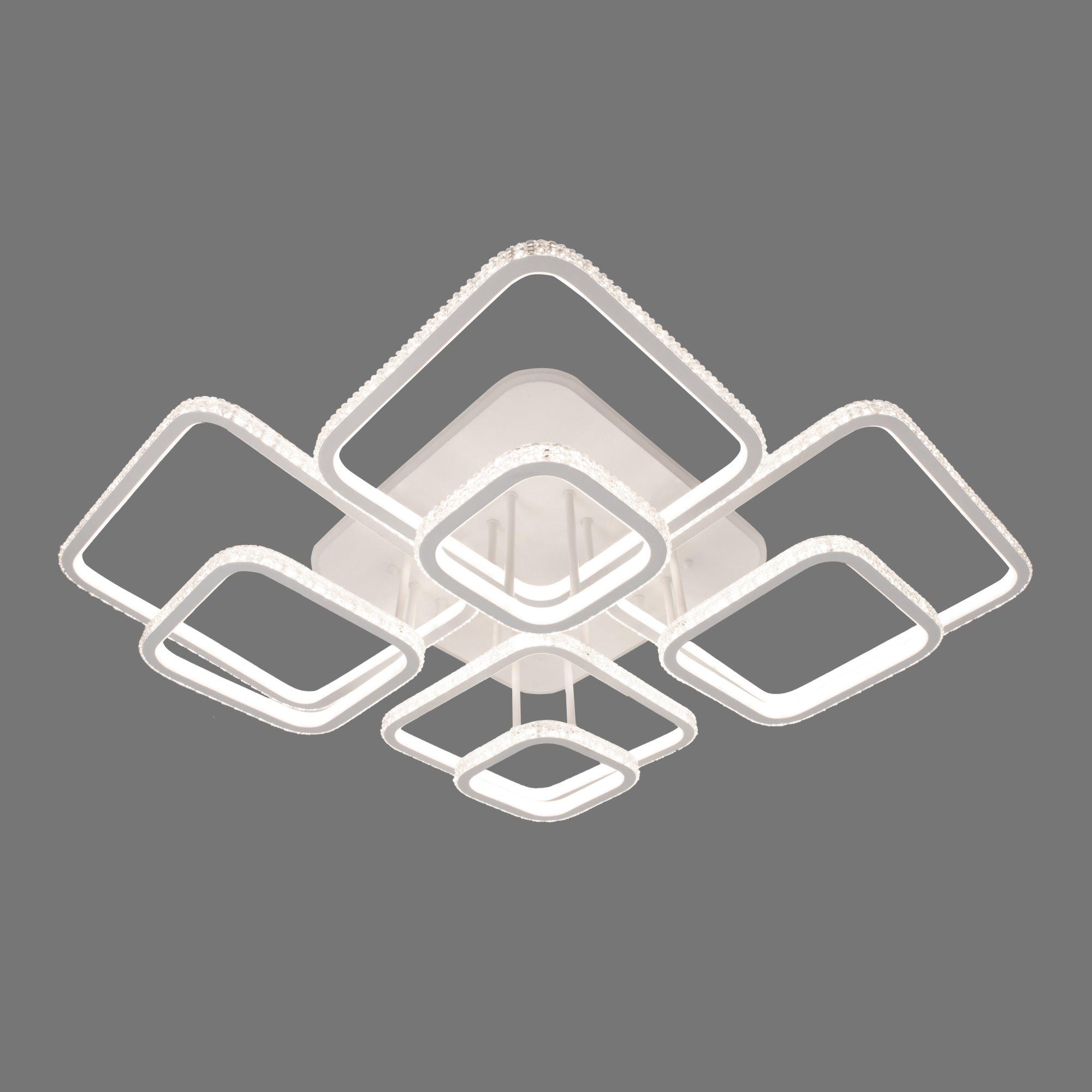 Люстра светодиодная DK5868B/8 WH RGB 552W+14W на 8 плафонов (000035873) - фото 2 Люстра светодиодная DK5868B/8 WH RGB 552W+14W на 8 плафонов (000035873) - фото 2