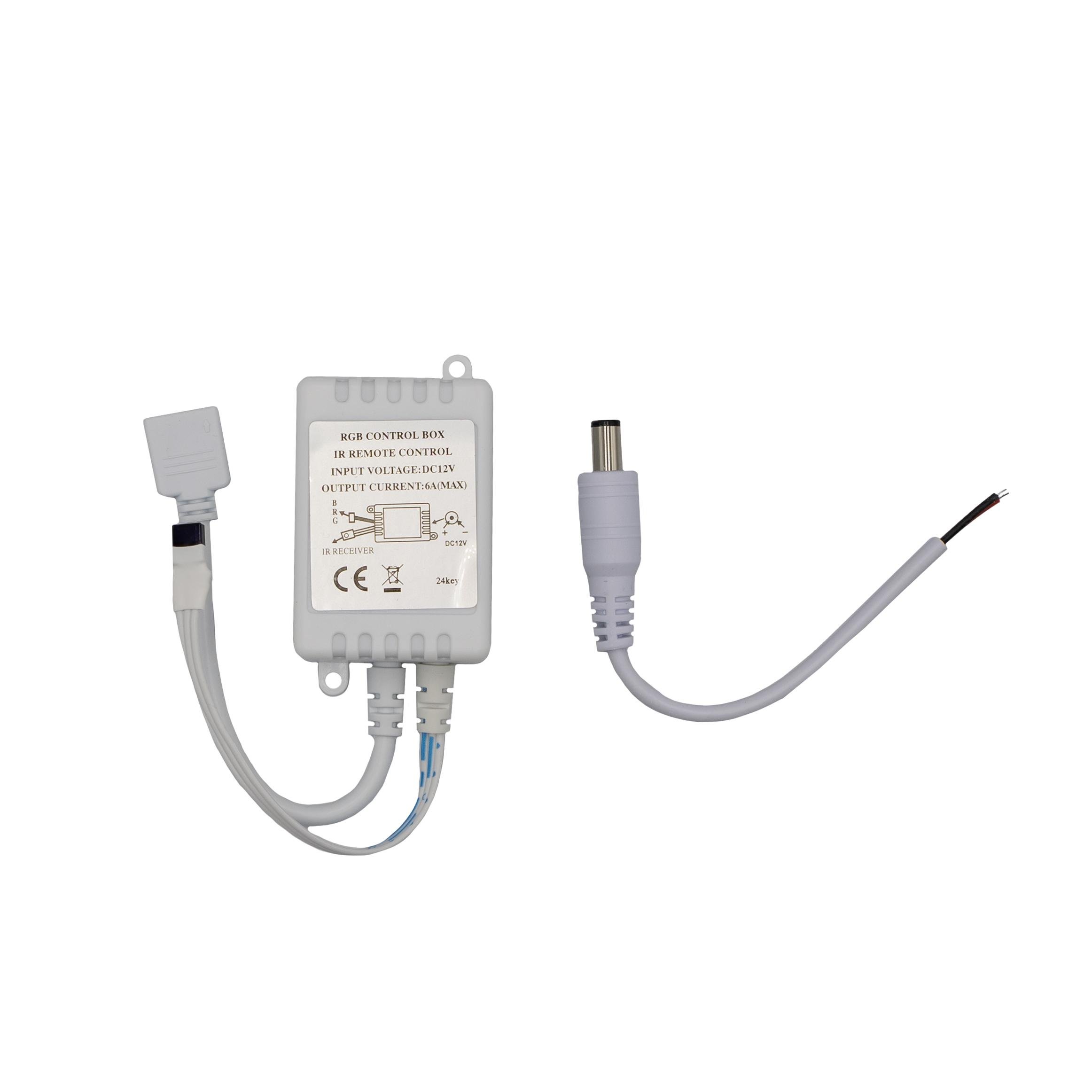 Контроллер инфракрасный Prolum RGB IR 24 кнопки 6A (29014715) - фото 2 Контроллер инфракрасный Prolum RGB IR 24 кнопки 6A (29014715) - фото 2