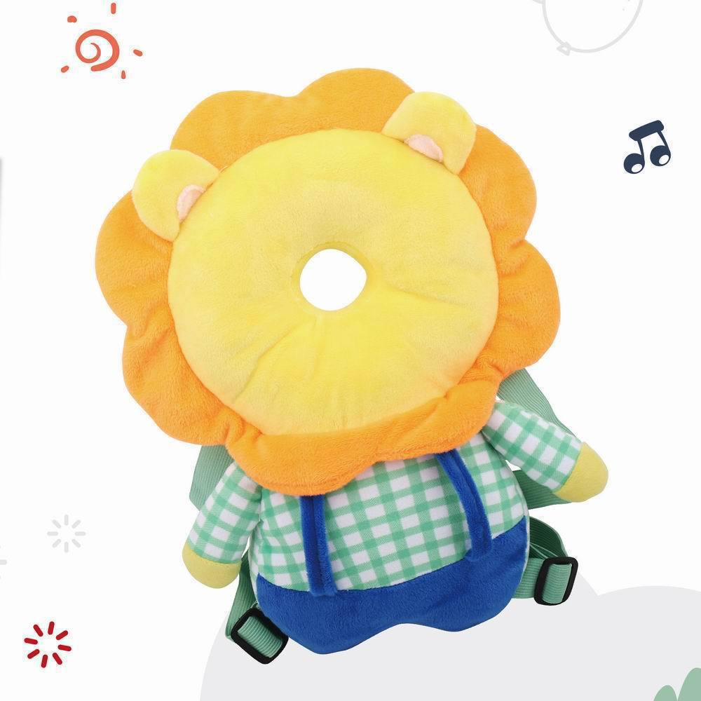 Подушка-рюкзак дитяча захисна регульовані ремені з захистом голови при падінні 30 см (668-193) - фото 4