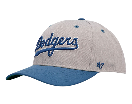 Кепка 47 Brand Midfield LA Dodgers One Size Blue/Gray (BCPTN-FLOUT12KHP-GY7) - фото 1