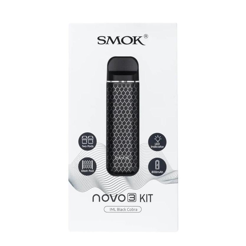 Под-система Smok Novo 3 Pod System 800 mAh 1,7 мл Black Cobra (10972) - фото 7