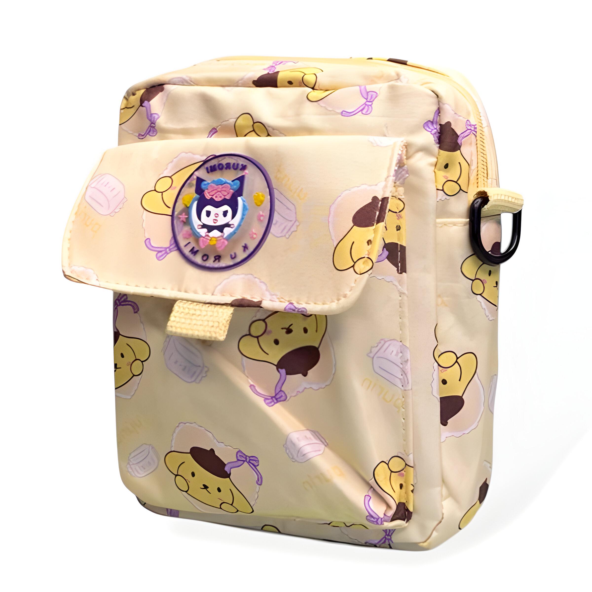 Сумка дитяча крос-боді Помпомпурін 20х16х6 см Жовтий (25-575) - фото 1 Сумка дитяча крос-боді Помпомпурін 20х16х6 см Жовтий (25-575) - фото 1