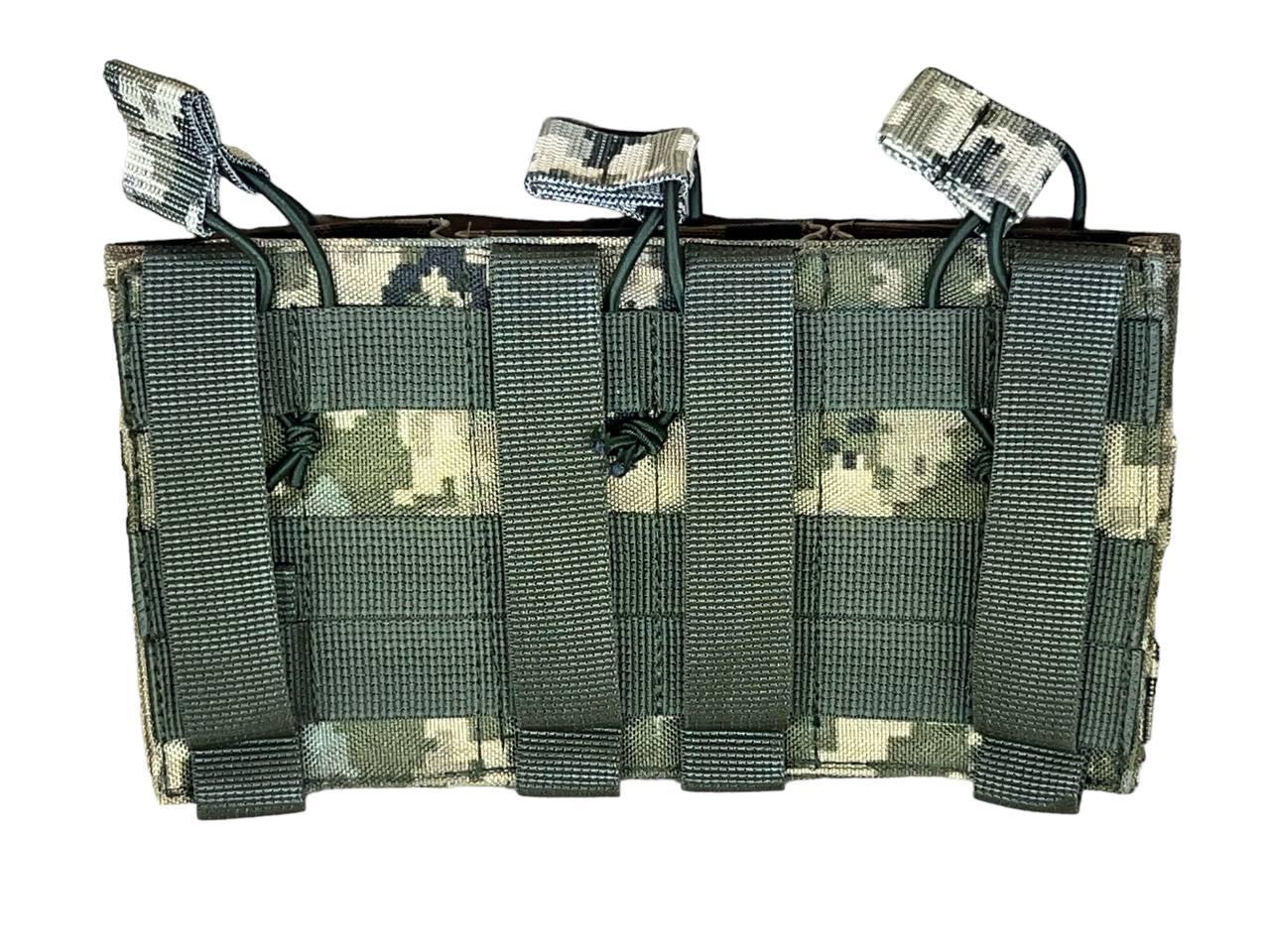 Подсумок для 3-х магазинов универсальный АК ТТХ Пиксель (НФ-00003431) - фото 2 Подсумок для 3-х магазинов универсальный АК ТТХ Пиксель (НФ-00003431) - фото 2