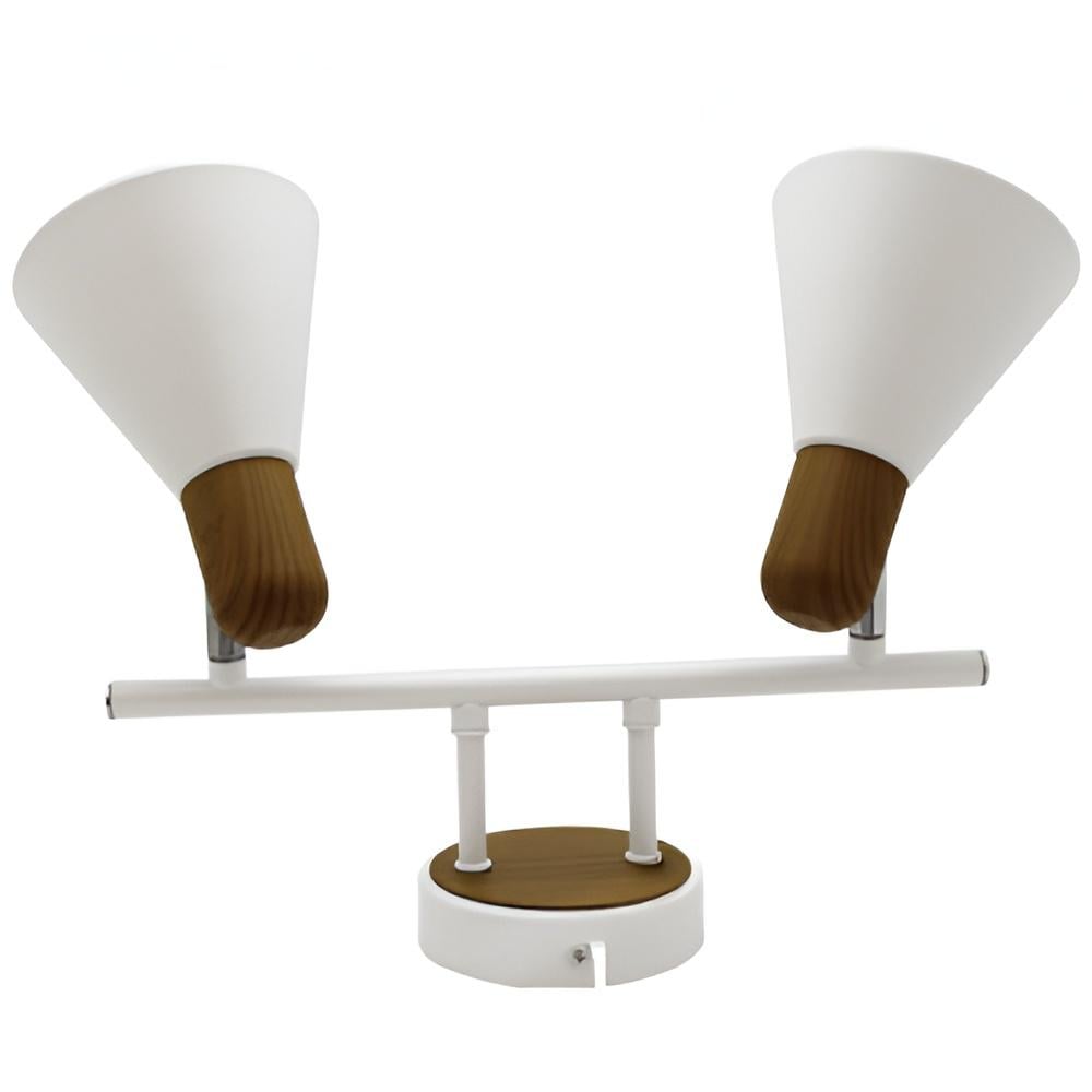 Спот Lemanso ST197/2 двойной E14 40W Ольха (12497)