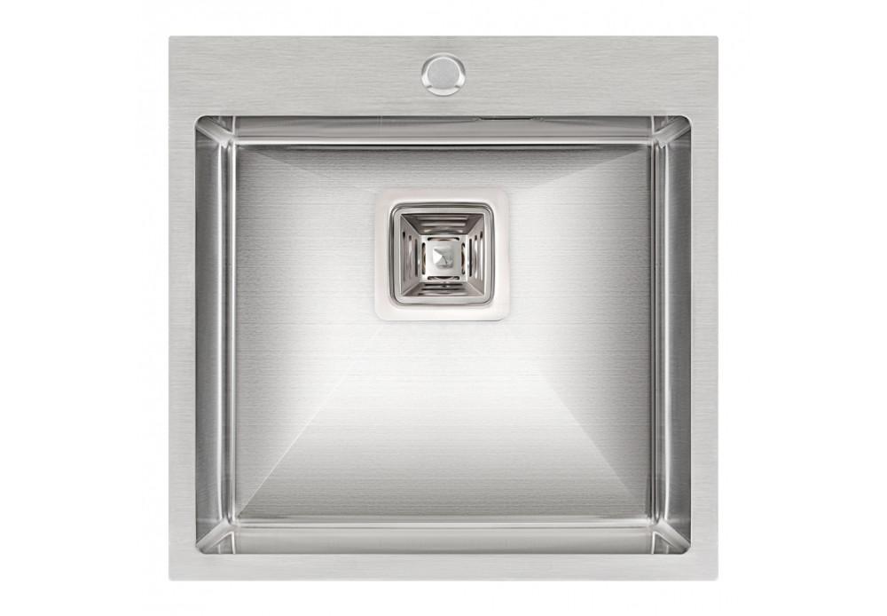 Кухонная мойка Q-tap DK5050 2,7/1 мм Satin (QTDK50502710)