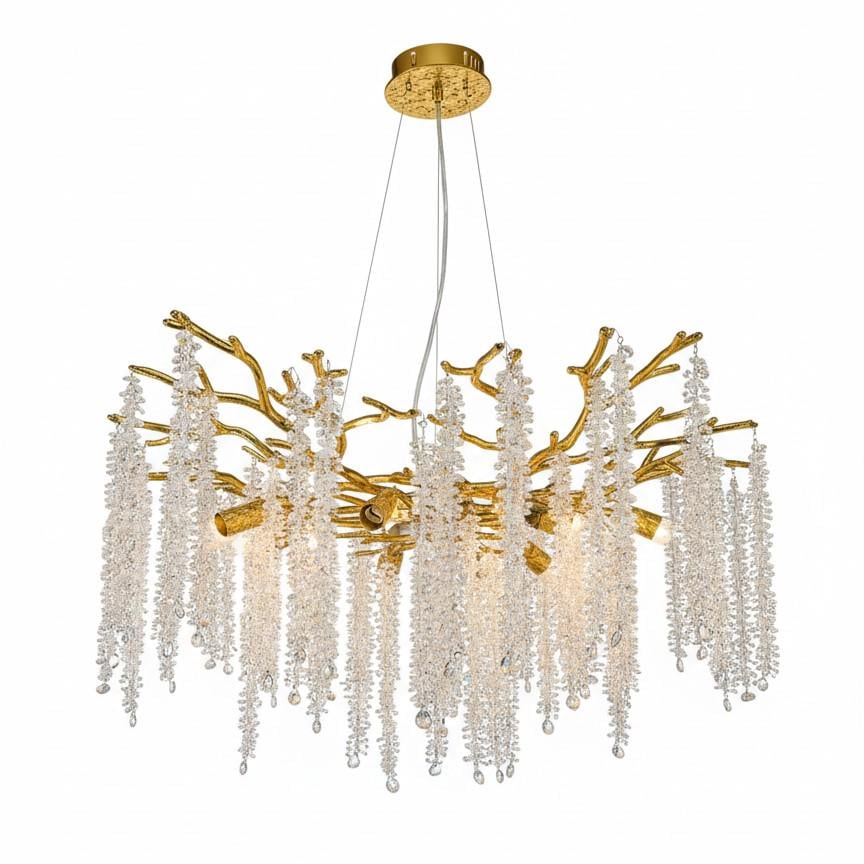 Люстра хрустальная Глициния Zilini YZ9001/800 Золотистый (32561118) Люстра хрустальная Глициния Zilini YZ9001/800 Золотистый (32561118)