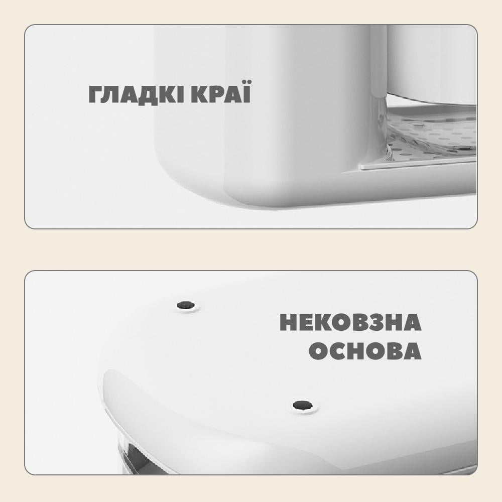 Диспенсер с держателем губки Kitchen Soap Pump Dispenser Белый (DSPNMC-WHT-0774) - фото 4 Диспенсер с держателем губки Kitchen Soap Pump Dispenser Белый (DSPNMC-WHT-0774) - фото 4