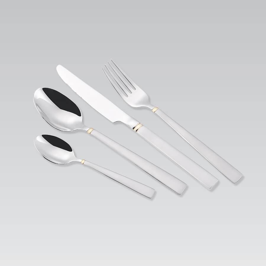 Столовий набір Мaestro Фраже MR-1517G-24 24 предмети Столовий набір Мaestro Фраже MR-1517G-24 24 предмети