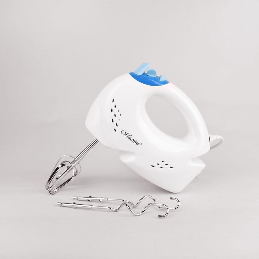 Миксер ручной с семью режимами смешивания Бело-голубой (MR-503)