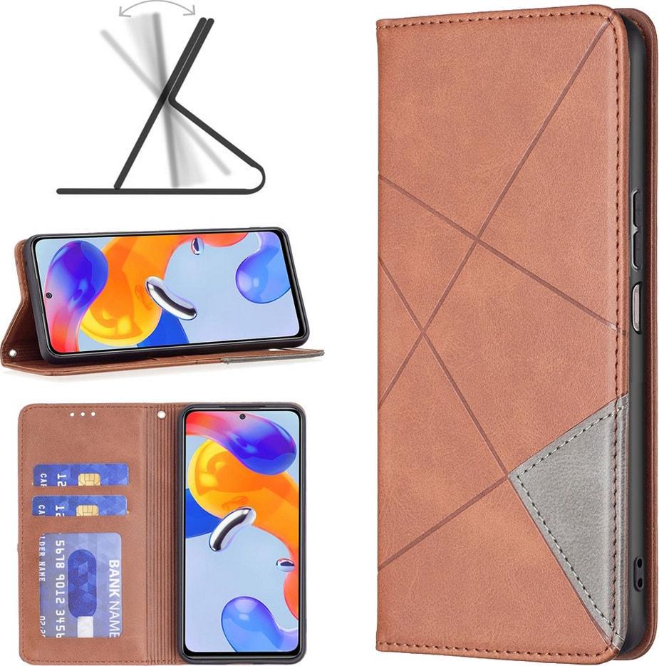 Чехол книжка SHLab Prisma Xiaomi Redmi Note 11 Pro (4G/5G) Brown (36327-30)
