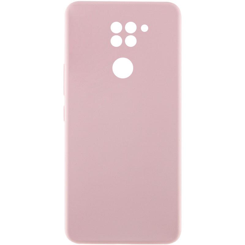 Противоударный чехол Silicone Cover Lakshmi Full Camera (AAA) для Xiaomi Redmi Note 9 / Redmi 10X Розовый / Pink Sand