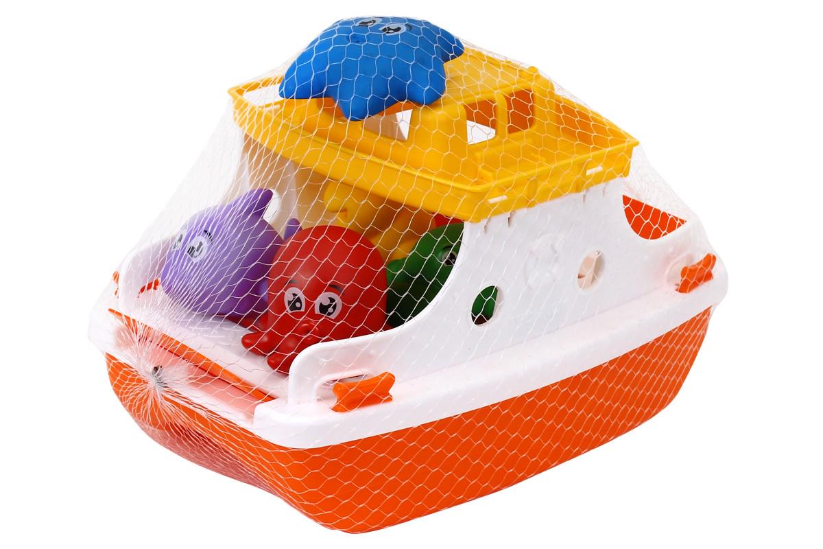 Іграшка дитяча ТехноК Пором з морськими мешканцями з пластику 27х17х16 см Різнокольоровий (150-98-TH7938) - фото 3 Іграшка дитяча ТехноК Пором з морськими мешканцями з пластику 27х17х16 см Різнокольоровий (150-98-TH7938) - фото 3