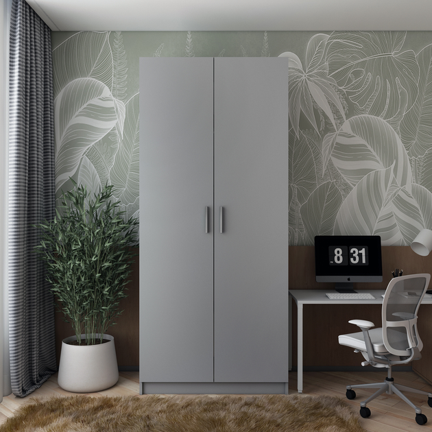 Шафа Doros Promo 90х48х204 см Сірий (80737764) - фото 6 Шафа Doros Promo 90х48х204 см Сірий (80737764) - фото 6