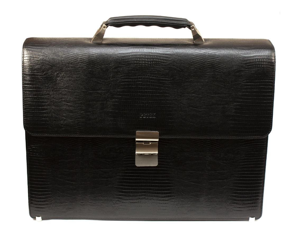 Портфель мужской Petek 824 кожаный Черный (824-041-01)