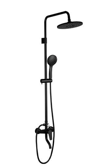 Душевая система Frap F2429 излив-переключатель на лейку 5 режимов Черный Душевая система Frap F2429 излив-переключатель на лейку 5 режимов Черный