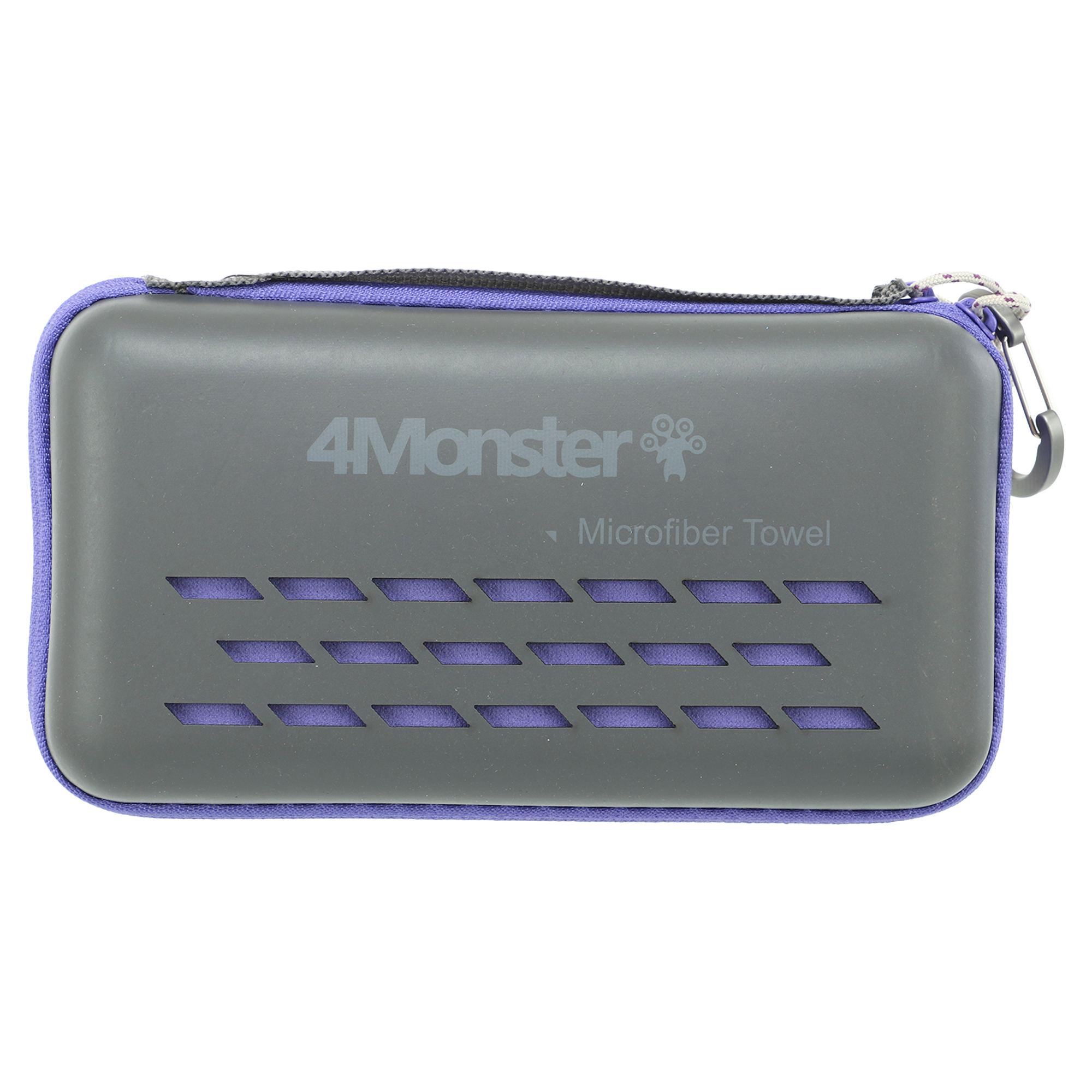 Рушник спортивний антибактеріальний Antibacterial Towel 4Monster Фіолетовий (T-ECT-120) - фото 3