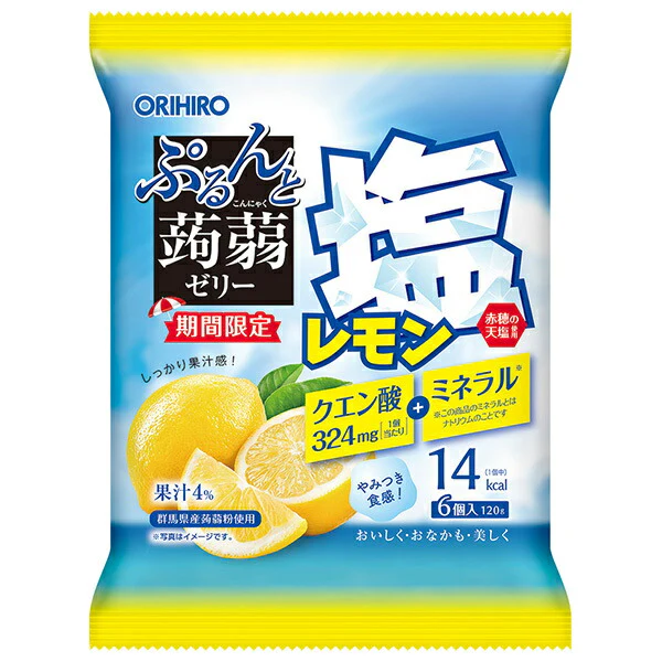 Конняка-желе ORIHIRO Purunto Konjac Jelly низкокалорийный соленый лимон 120 г