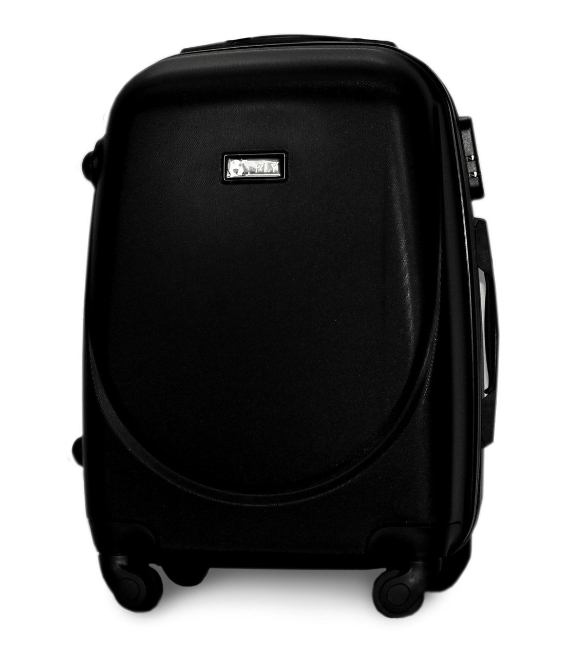 Валіза ручна поклажа Fly 310 мала на 4 колесах 55х37х23 см Чорний