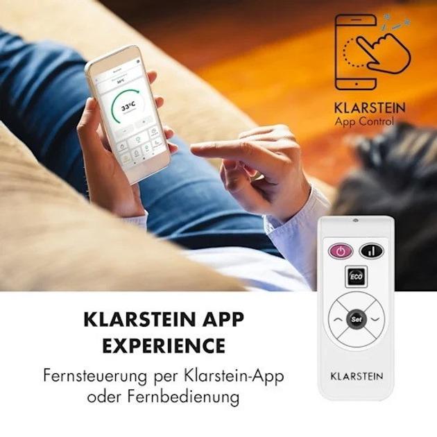 Конвекторный обогреватель KLARSTEIN Bornholm Curved Smart 1000/2000W WiFi (10035237) - фото 3