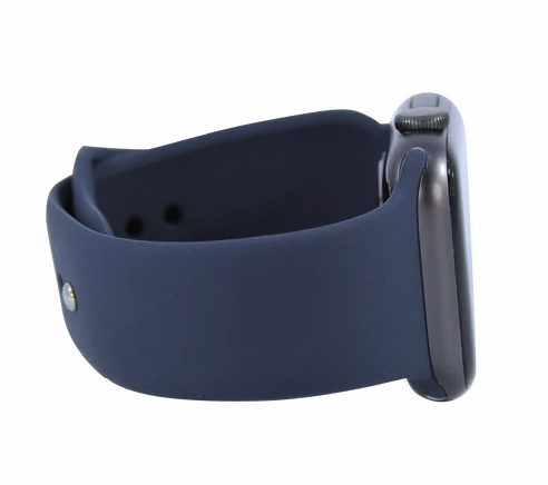 Ремешок Armor Standart силиконовый для Apple Watch 1-6 42-44 мм L/M/S Dark Blue - фото 4