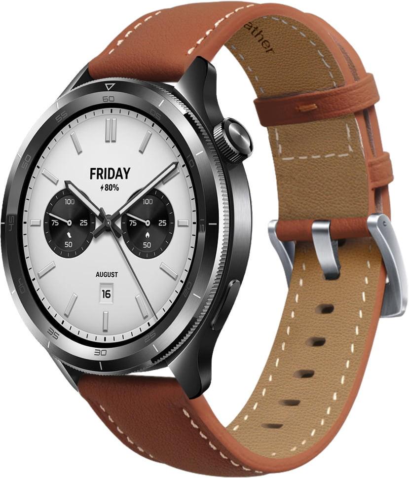 Ремешок кожаный Folsa для Xiaomi Watch S4 47 мм Brown (40576-30)
