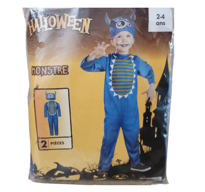 Костюм на Хэллоуин для мальчика Монстр 2-4 Синий (190345-2-4) - фото 4 Костюм на Хэллоуин для мальчика Монстр 2-4 Синий (190345-2-4) - фото 4