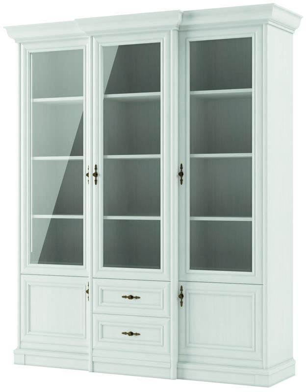 Витрина Світ Меблів Кантри 3Д Ск 1675х495х2050 мм ДСП и МДФ Сосна водевиль