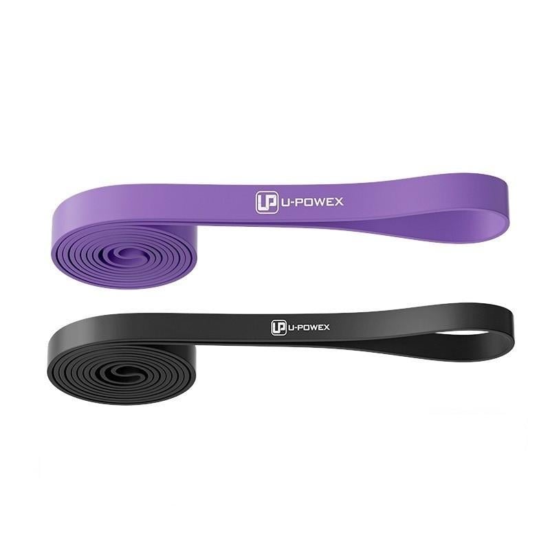 Петлі гумові для тренувань U-Powex UP 1072 Power Band 9-39 кг 2 шт. Black/Purple (A-012846)