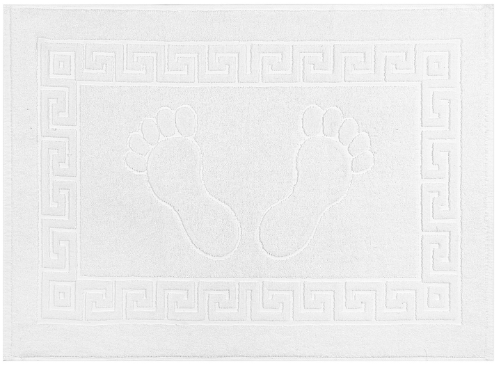 Рушник махровий для ніг Aisha Hotel Ніжки 50x70 см Білий (25898051)