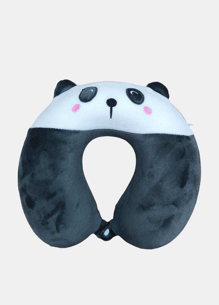 Подушка для путешествий ортопедическая Laska Панда с эффектом памяти Черный (24579) Подушка для путешествий ортопедическая Laska Панда с эффектом памяти Черный (24579)