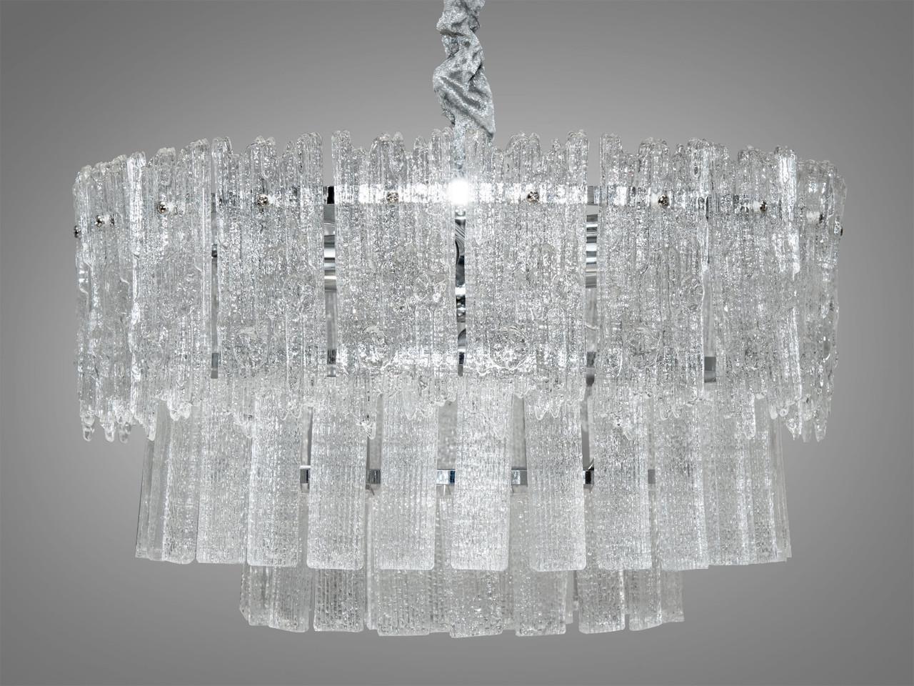 Люстра-подвес со стеклянными лепестками 303-450CH (2437588275)