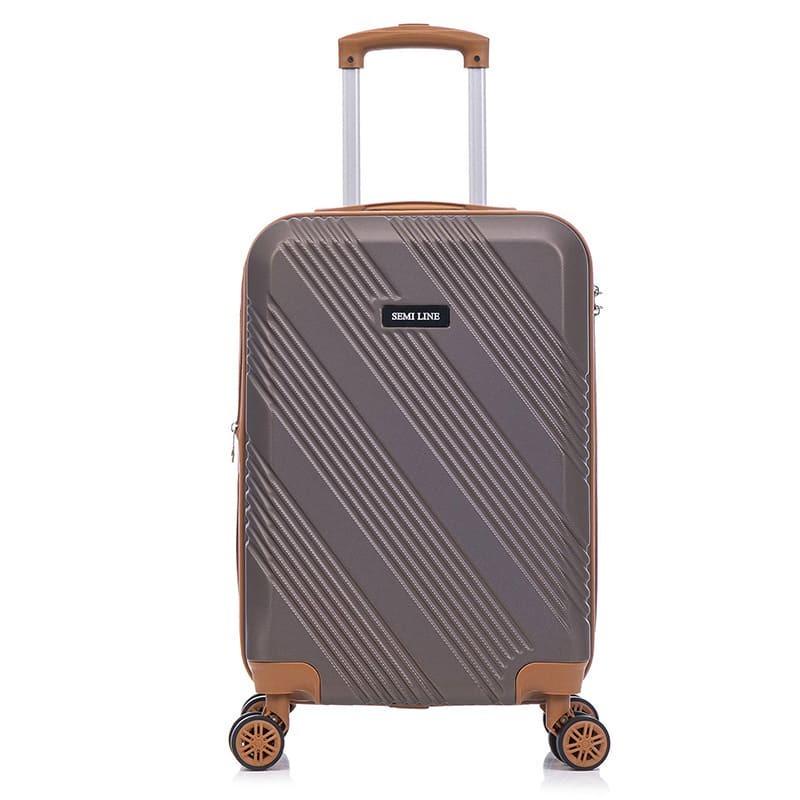 Чемодан SEMI LINE 20" S 39/54 л Brown (DAS303355) - фото 2 Чемодан SEMI LINE 20" S 39/54 л Brown (DAS303355) - фото 2