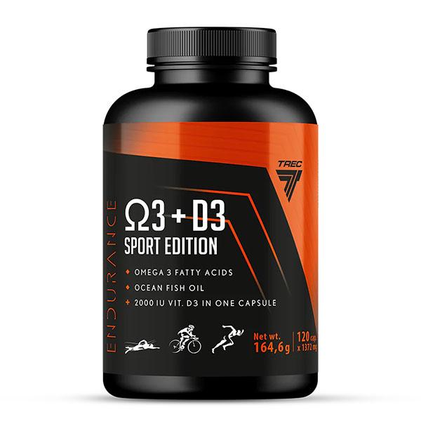 Омега для спорта OMEGA 3/D3 Sport Edition Trec Nutrition 120 капс. (000024906)