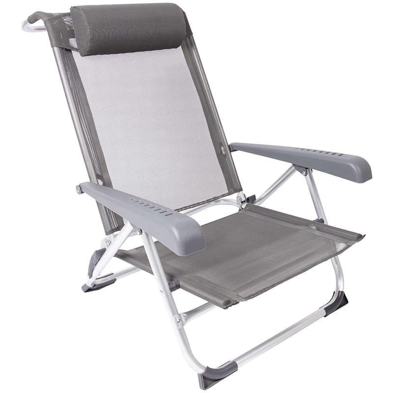 Туристическое кресло раскладное Bo-Camp Saint-Tropez Grey (DAS303395)