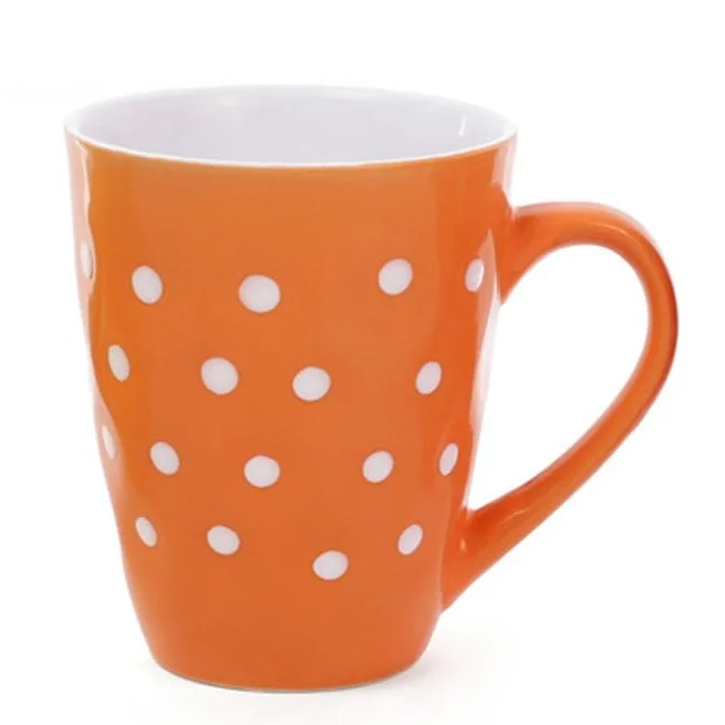 Чашка керамічна Flora в горошок 0,42 л (31493) Чашка керамічна Flora в горошок 0,42 л (31493)