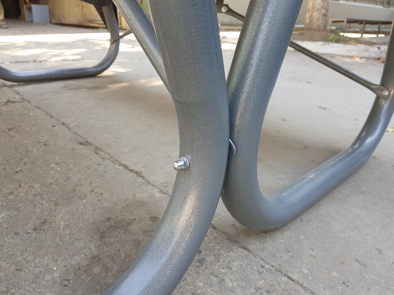 Стіл садовий з лавками зі спинками - фото 3