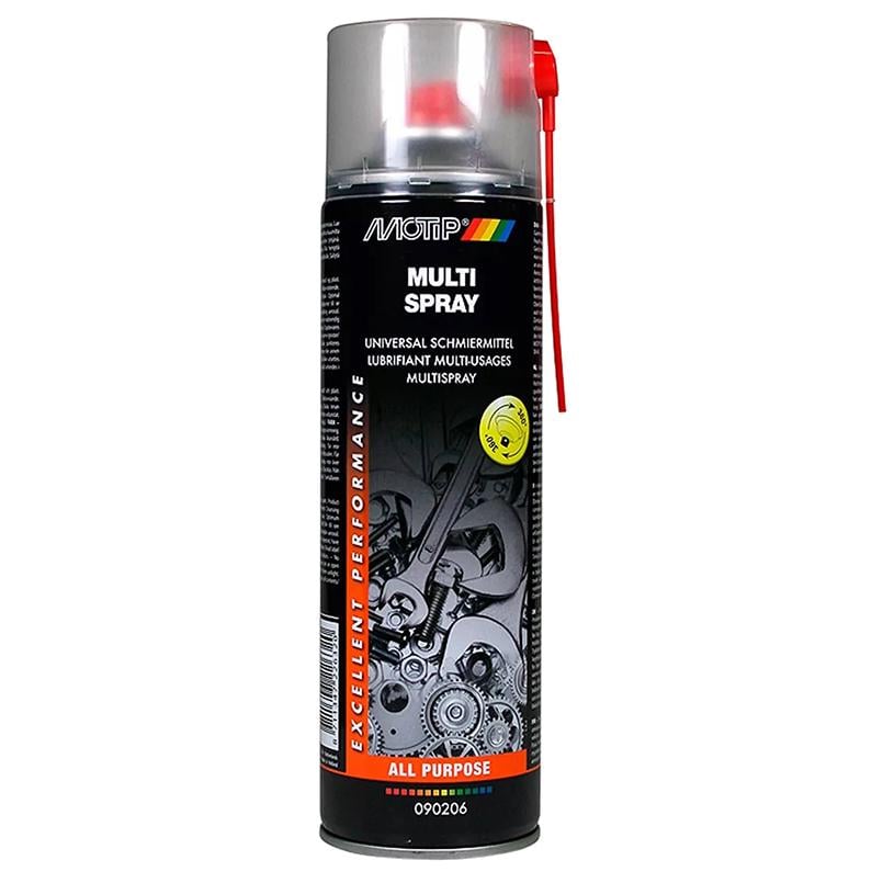 Мастило універсальне Motip Multi Spray мінеральне аерозоль 500 мл Прозорий (090206BS)