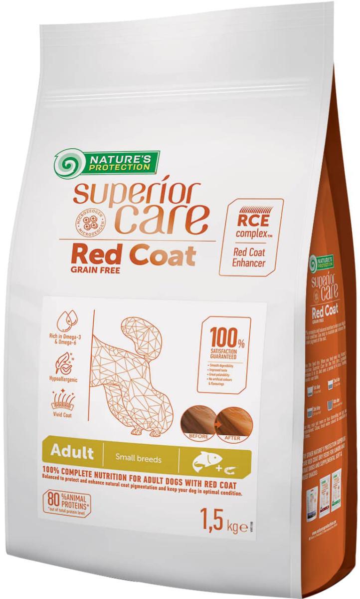 Корм сухой Nature’s Protection Superior Care Red Coat Grain Free Small Breeds 1,5 кг (NPSC47230)