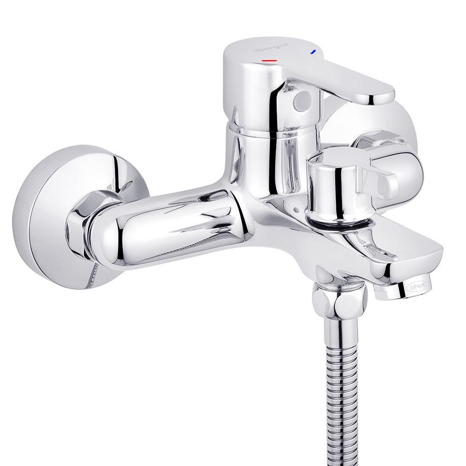 Смеситель для ванны IBERGRIF Square M13222 CV028478 однорычажный Хром (147736)