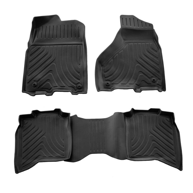 Коврики Stingray 3D Crew cab 2009-2018 гг Stingray для Dodge RAM полиуретан 4 шт. Черный (128798)