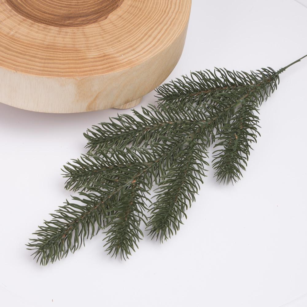 Гілка ялини штучна лита на 7 гілок Зелений (4742-1)