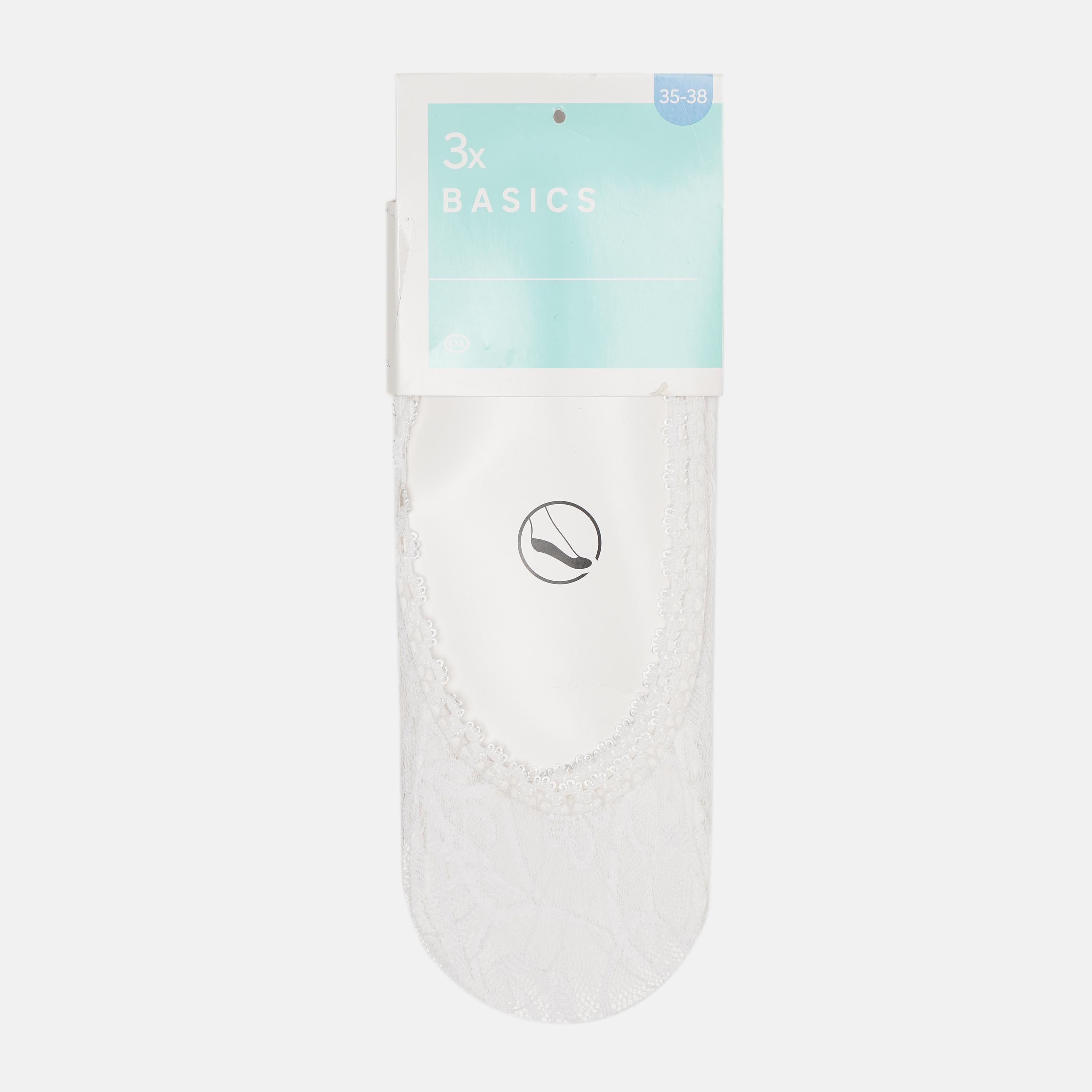 Шкарпетки капронові C&A 3 пари р. 39-42 Білий (2245074090609)