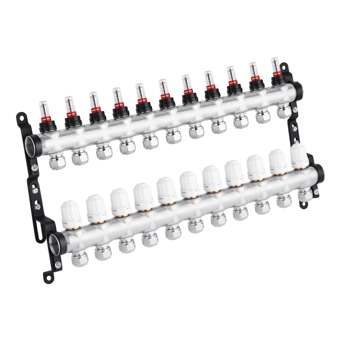 Колектор в зборі STA Classic на 11 виходів G1" з євроконусами нержавіюча сталь (TK-CV028321)