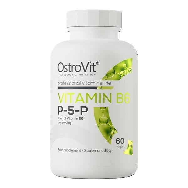 Витамин B для спорта OstroVit Vitamin B6 P-5-P 60 капс. (000025073)