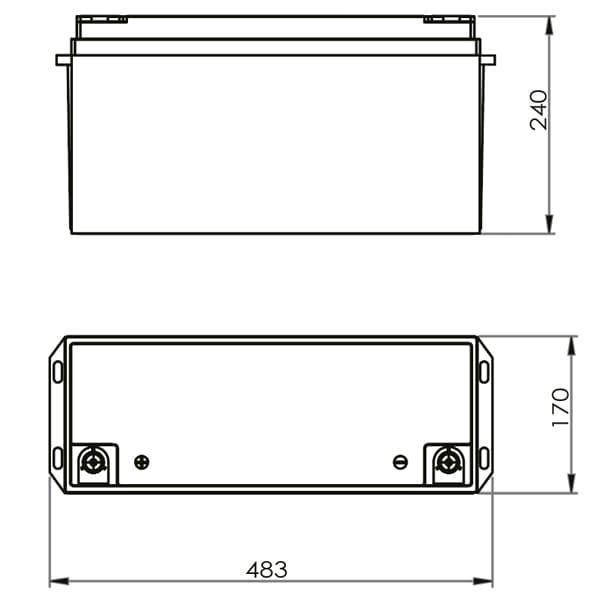 Акумулятор Axioma Energy AX-LFP-200/12.8 LiFePo4 12,8 В 200 A (1535919145) - фото 2